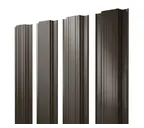 Штакетник Прямоугольный Grand Line 0,45 Drap RR 32 Темно-Коричневый