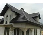 Металлочерепица Grand Line Kvinta Uno 0,45 Drap RR 32 Темно-коричневый