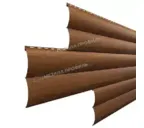 Металлический сайдинг Woodstock Металл-Профиль ECOSTEEL Мореный Дуб 28х330 | матовый