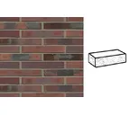 Кирпич клинкерный Muhr 04KS Rotbraun-bunt Kohle Spezial рустик, 290х90х40 мм