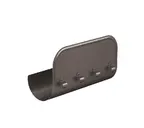Ограничитель перелива прямой, 100/150, Тёмно-коричневый матовый (RR32)