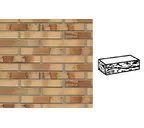 Кирпич клинкерный Muhr 06S Hellbraun-bunt Spezial готик, 240х90х40 мм