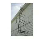 Лестница стеновая Grand Line RAL 3003 3м