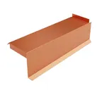 Планка сегментная торцевая правая 400 мм (AGNETA-20-Copper\Copper-0.5)