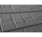 Композитная черепица Метротайл (Metrotile) серия I-Shingle, цвет серый, 1340х430 мм