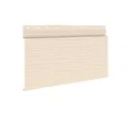 Сайдинг металлический AquAsystem Скандинавский брус Модерн узкий фактур. Polyester 0,45mm (0,48mm с покрытием) Zn140 Слоновая кость матовый (RAL 1015)