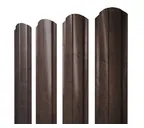 Штакетник Полукруглый Slim фигурный Grand Line 0,45 Print-double Premium Antique Wood Antique Wood