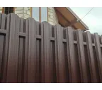 Штакетник Twin Grand Line 0,45 Полиэстер - double RAL8017 Шоколад