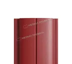 Штакетник Металл Профиль ELLIPSE-T 0,45 VikingMP® RAL3011 Коричнево-красный