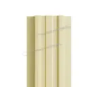 Штакетник Металл Профиль LАNE-T 0,5 NormanMP RAL1014 Слоновая кость