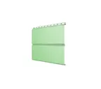 Металлический сайдинг Grand Line ЭкоБрус 0.45 мм PE с пленкой RAL 6019