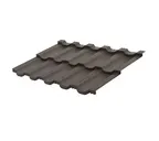 Модульная металлочерепица Aquasystem Гётеборг 0,5 мм GreenCoat Pural Matt BT RR 32 MATT (т-коричневый)