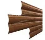 Металлический сайдинг Woodstock-Н Металл-Профиль ECOSTEEL Мореный Дуб 28х330