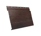 Металлический сайдинг Grand Line Фасадная панель 0.45 мм Print Elite с пленкой Antique Wood
