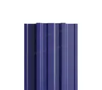 Штакетник Металл Профиль TRAPEZE-T 0,45 Полиэстер RAL5002 Ультрамарин