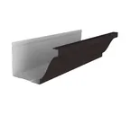 Желоб прямоугольный Vortex Matt 127мм 3м RAL 9005 черный