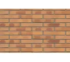 Кирпич клинкерный Muhr 06 K Hellbraun-bunt Kohle Spezial гладкий, 240х115х71 мм