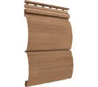 Акриловый сайдинг Tecos Natural wood effect Блок-Хаус Двойной (Ливанский кедр), 3,66м