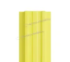 Штакетник Металл Профиль LАNE-T 0,45 Полиэстер RAL1018 Желтый цинк