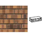 Кирпич клинкерный Muhr 08 K Lachsrot Kohle готик, 240х55х71 мм