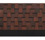 Ламинированная черепица Docke DRAGON STANDARD Красный