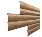 Металлический сайдинг Woodstock-В Металл-Профиль ECOSTEEL Кедр 28х330