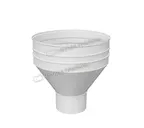 Воронка водосборная МЕТАЛЛ ПРОФИЛЬ ПРОЕКТ D350х150 Ral 9003