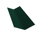 Планка ендовы верхней 145х145 0,45 Drap ST RAL 6005 зеленый мох