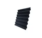 Финишный профиль фибросайдинга Decover Velur RAL 7024 Мокрый асфальт 0.5