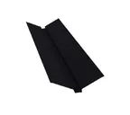Планка ендовы верхней Grand Line 115х30х115 0,5 Quarzit lite RAL 9005 черный