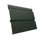 Металлический софит Квадро брус без перфорации 0,5 GreenCoat Pural BT, matt RR 11 темно-зеленый (RAL 6020 хромовая зелень)