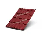 Металлочерепица Металл-Профиль Ламонтерра XL 0,45 VikingMP® RAL 3011 Коричнево-красный