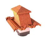 Вентиляционный выход Gerard G 15-45 (пластик), 150х150 мм, rosso (201)