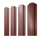 Штакетник Прямоугольный фигурный Grand Line 0,5 Satin RAL3009 Оксидно-Красный