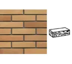 Кирпич клинкерный Muhr 06 Hellbraun-bunt готик, 240х115х52 мм