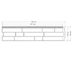 Фасадная панель Я-Фасад Grand Line Крымский сланец, уголь (акрил)