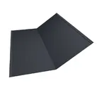 Планка ендовы нижней 300х300 0,5 GreenCoat Pural BT с пленкой RR 23 темно-серый (RAL 7024 мокрый асфальт)