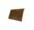 Металлический сайдинг Grand Line Вертикаль 0.45 мм classic Print-double Elite с пленкой Antique Wood