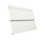 Металлический софит Квадро брус без перфорации 0,5 Satin RAL 9003 сигнальный белый