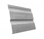 Металлический сайдинг Grand Line Корабельная Доска XL 0.45 мм Print Premium Silver Wood