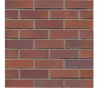 Кирпич клинкерный Muhr 04 Rotbraun-bunt 100% Fuß рифленый, 210х100х50 мм
