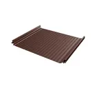 Фальцевая кровля Кликфальц Pro Gofr Grand Line 0,45 Drap ST RAL 8017 Шоколад
