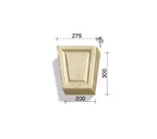 Замковый камень White Hills Тиволи 730-14, 300*275/200*80 мм