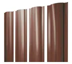 Штакетник Круглый Grand Line 0,45 Drap RAL8004 Терракота