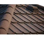 Композитная черепица Метротайл (Metrotile) серия Mistral, цвет айрон-барк, 1305х415 мм