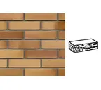 Кирпич клинкерный Muhr 06EG Hellbraun-bunt Edelglanz готик, 290х90х71 мм