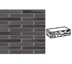 Кирпич клинкерный Muhr 15 Schwarz-bunt Edelglanz готик, 290х90х40 мм
