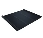Фальцевая кровля Кликфальц Line Grand Line 0,5 Satin RAL 7024 Мокрый Асфальт