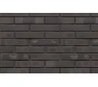 Кирпич клинкерный Muhr 05 KS Eisenschmelz Schwarzbraun Kohle Spezial гладкий, 290х90х52 мм