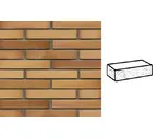 Кирпич клинкерный Muhr 06EG Hellbraun-bunt Edelglanz рустик, 240х90х40 мм